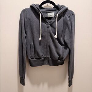 American Eagle crop zip up